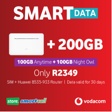 Huawei B535-933 4G CPE 3 Router + 200GB Smart Data Huawei B535-933 4G CPE 3 Router + 200GB Smart Data